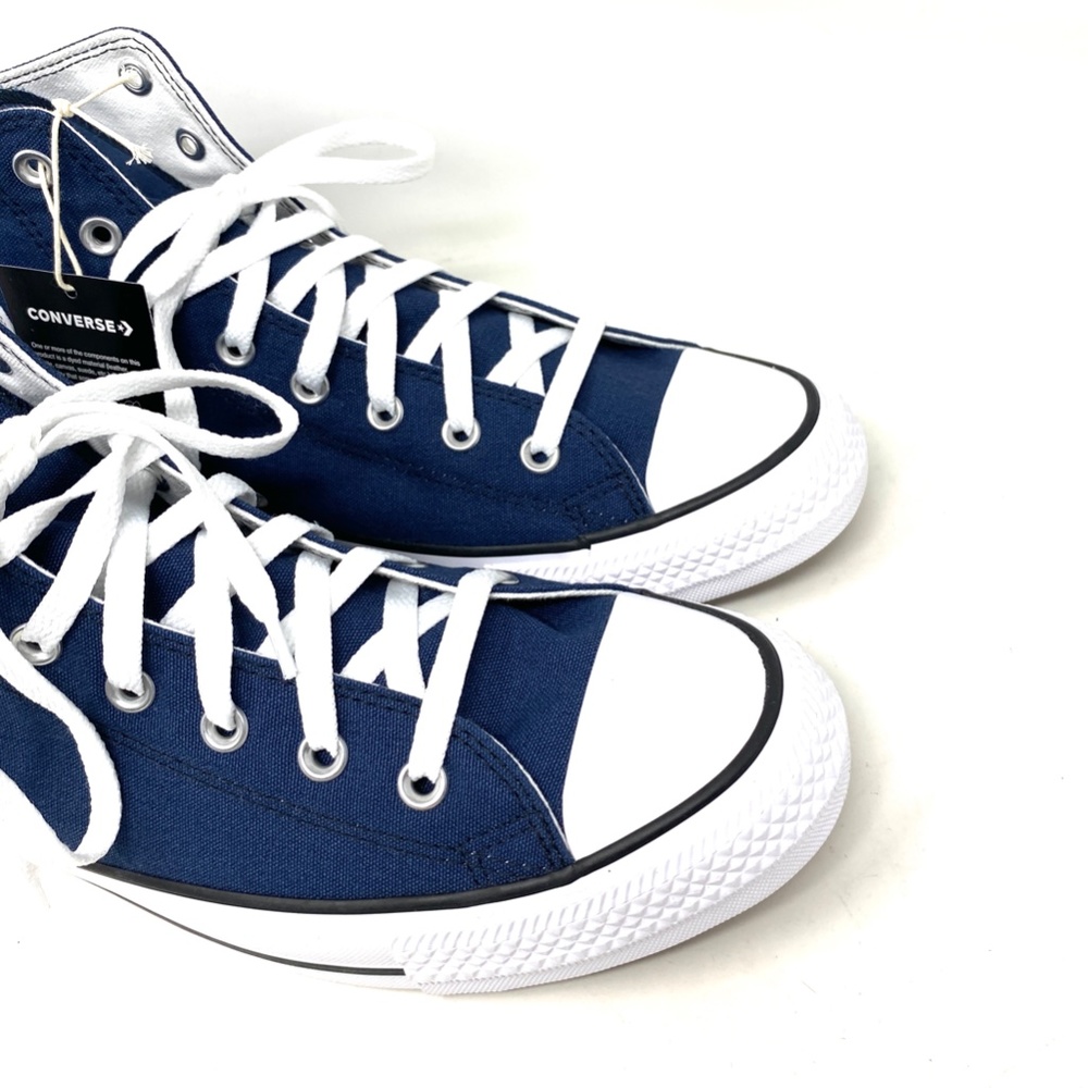 Converse Chuck Taylor High Wedding Blue Canvas Men’s Sneaker Custom 171212C-BUWT - Picture 6 of 10